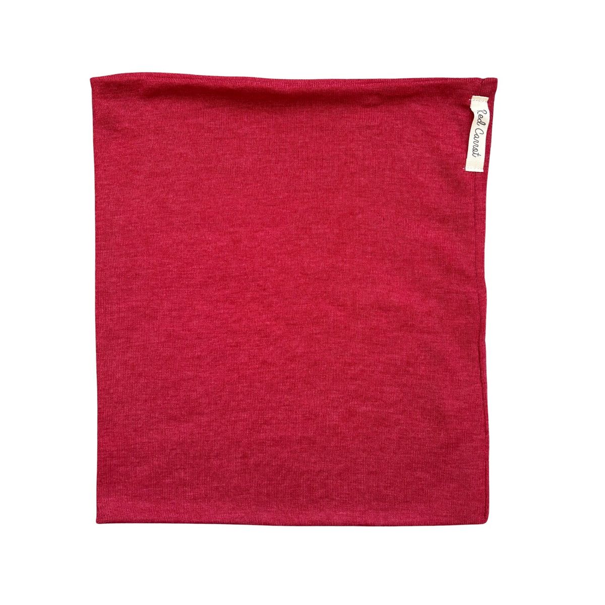 RED CARROT - Cuello de algodon rojo jaspeado