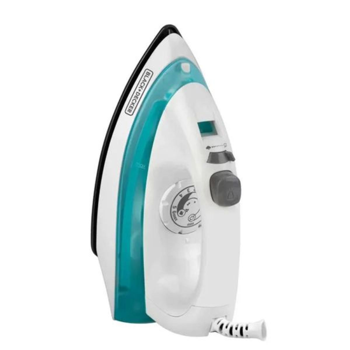 BLACK+DECKER - Plancha De Ropa Eléctrica 1100W turquezaBlanco Black+Decker IRBD100 CL