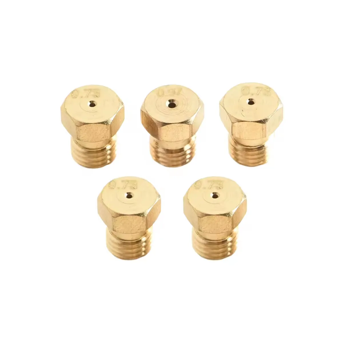 GENERICO - Pack de 5 niples para gas natural (Inyectores)