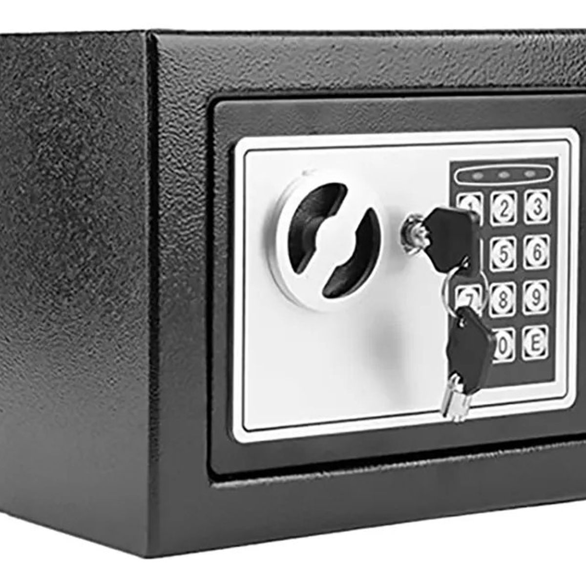 U BUY - Caja Seguridad Fuerte DigitalX2 Llaves + Teclado Color Negro