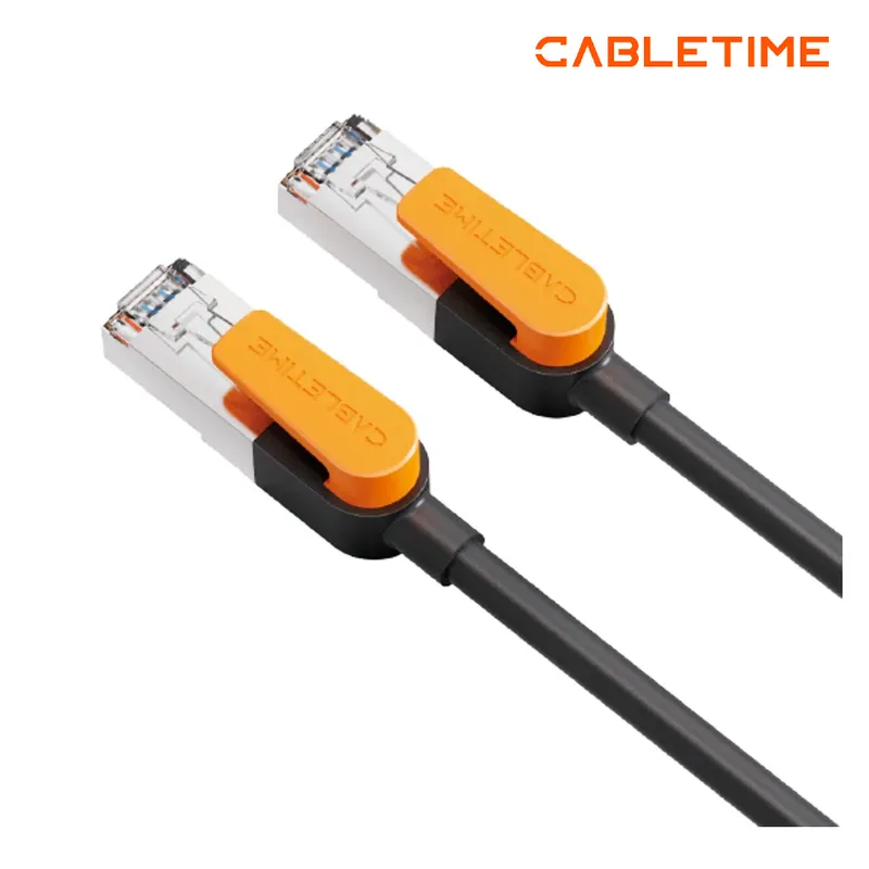 GENERICO - Cable Red Ethernet Cat 6 Blindado Patch Cord 20mts CableTime