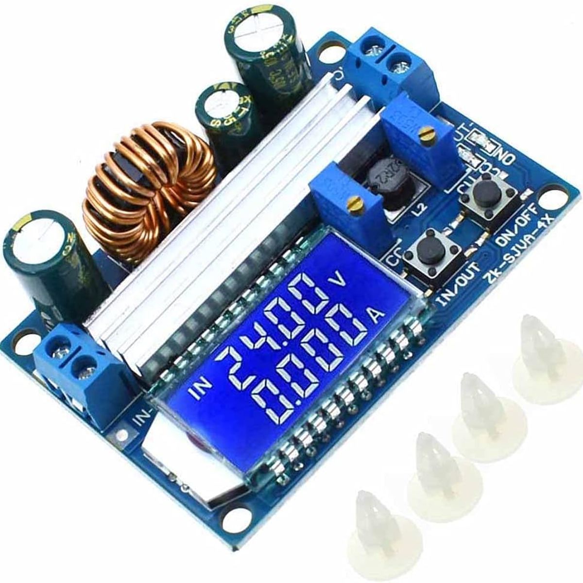 OEM - Elevador Reductor Regulador Voltaje Amperaje Digital 05-30V 3A