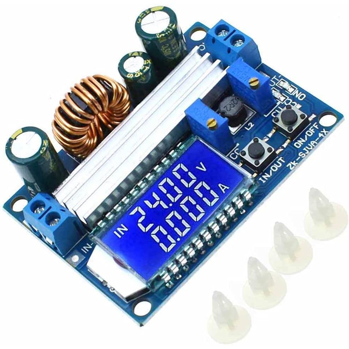 OEM - Elevador Reductor Regulador Voltaje Amperaje Digital 05-30V 3A