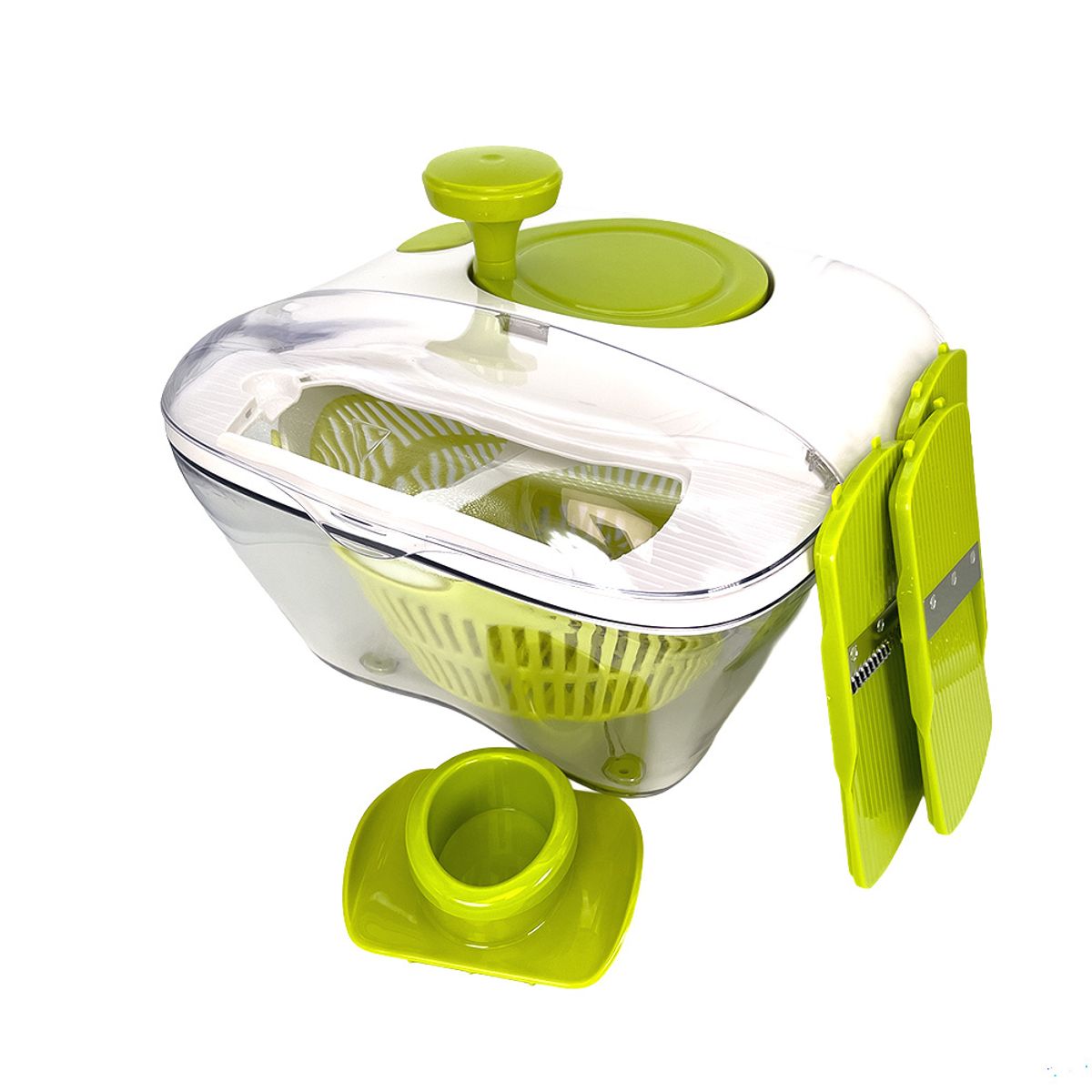 GENERICO - Centrífuga Escurridor Ensaladera Todo en 1 KONSTAR