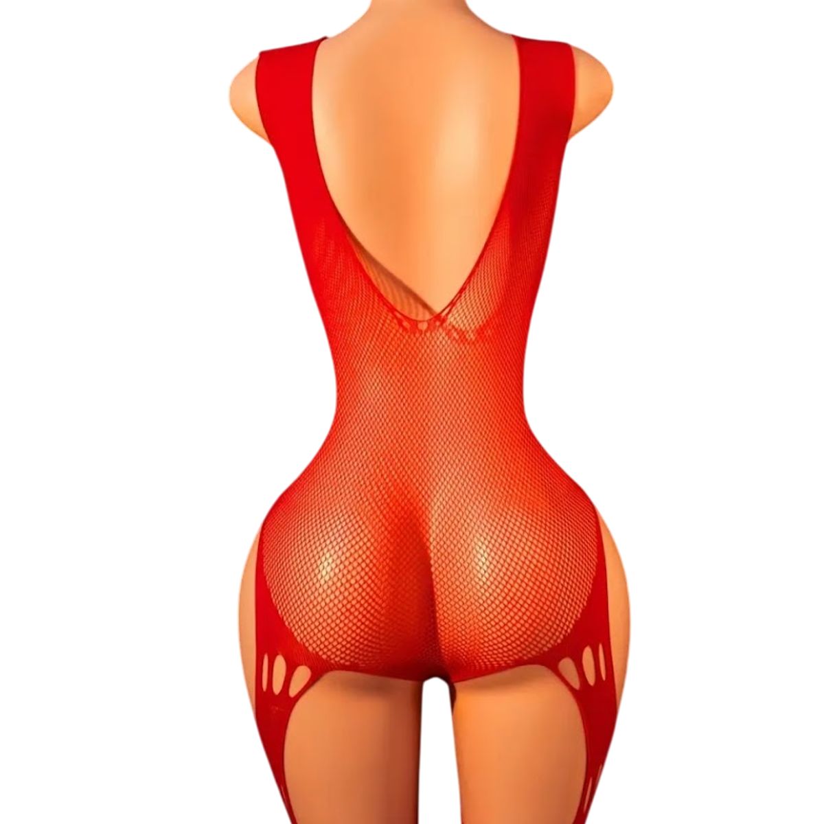 GENERICO - LENCERIA MALLA  CORPORAL CATSUIT ENTERISO