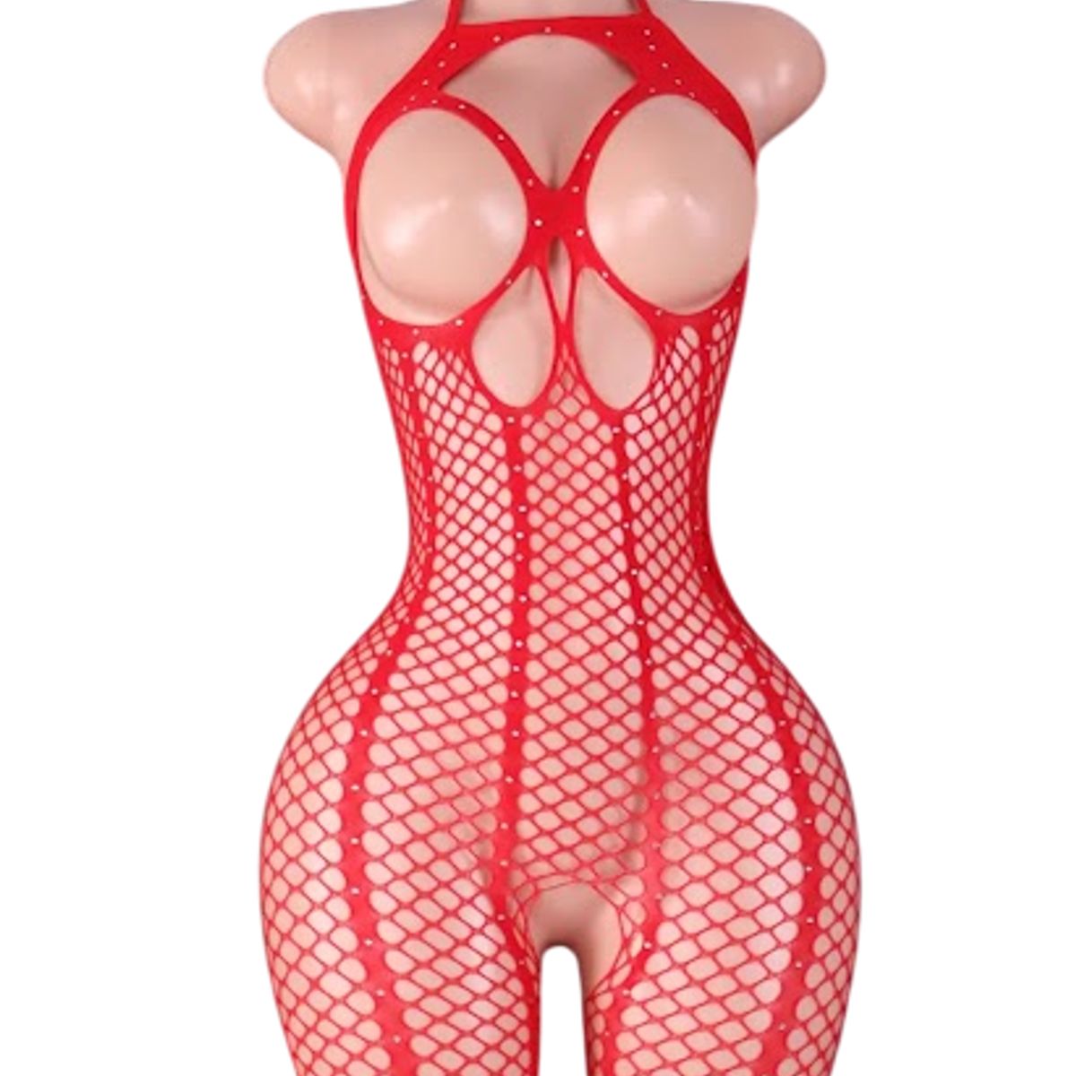 GENERICO - LENCERIA MALLA  CORPORAL CATSUIT ENTERISO