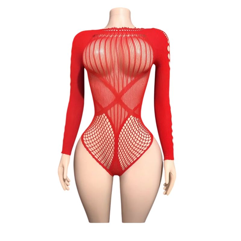 GENERICO - LENCERIA  MALLA  CORPORAL BODY CATSUIT