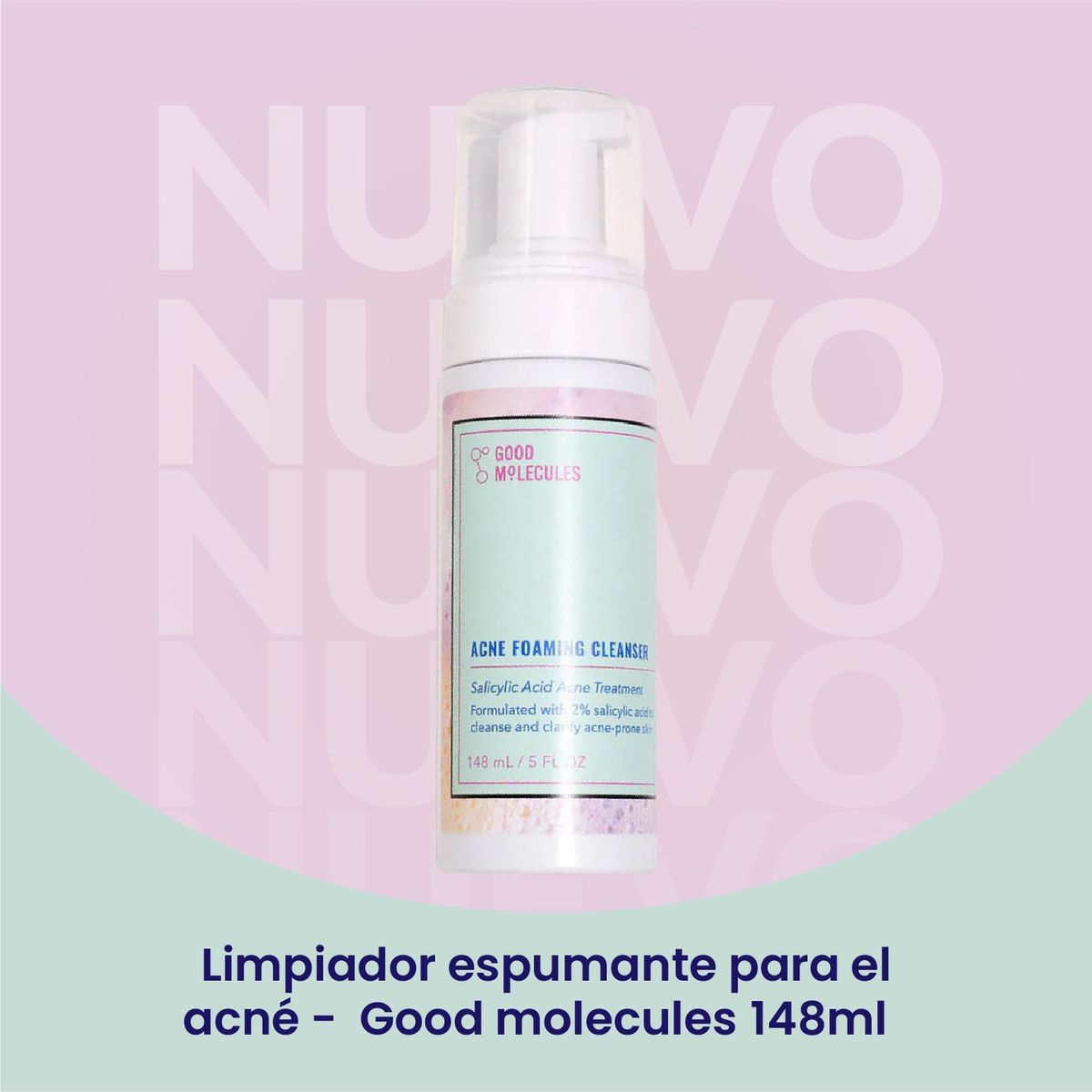 GOOD MOLECULES - ACNE FOAMING CLEANSER - Good Molecules 148ml