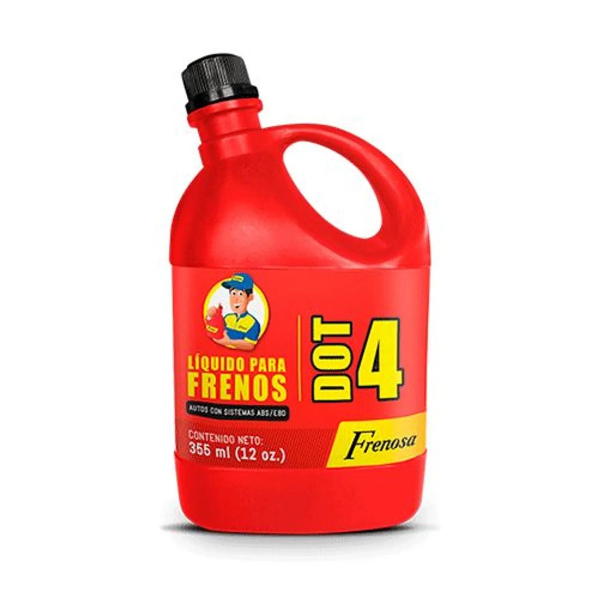FRENOSA - Liquido de Freno DOT 4 Frenosa 355ml 12 ONZ Rojo