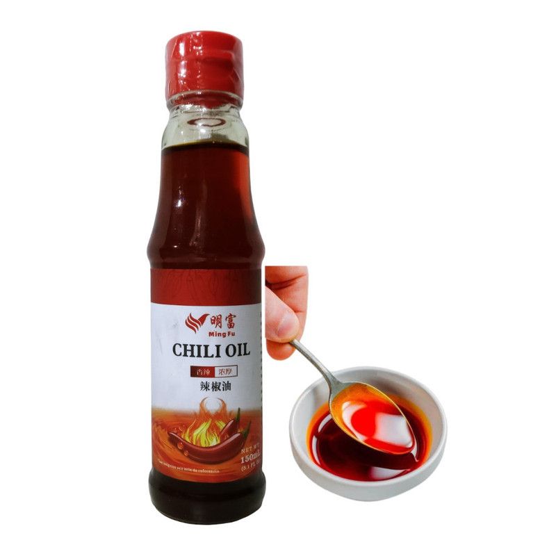 GENERICO - Aceite De Soya con Aji Chili 150ml Ming Fu
