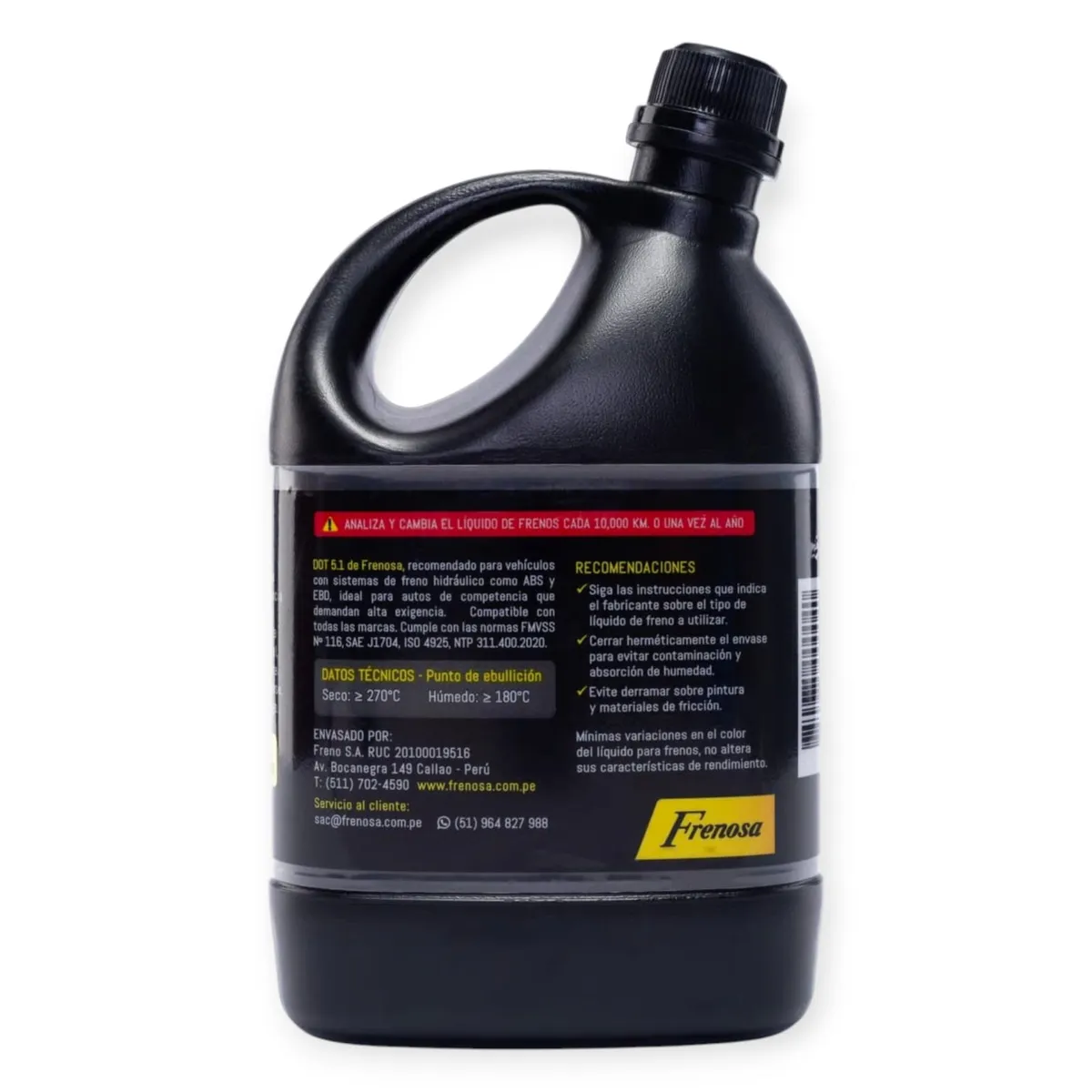 FRENOSA - Liquido de Freno DOT 5.1 Frenosa 355ml 12 ONZ Negro