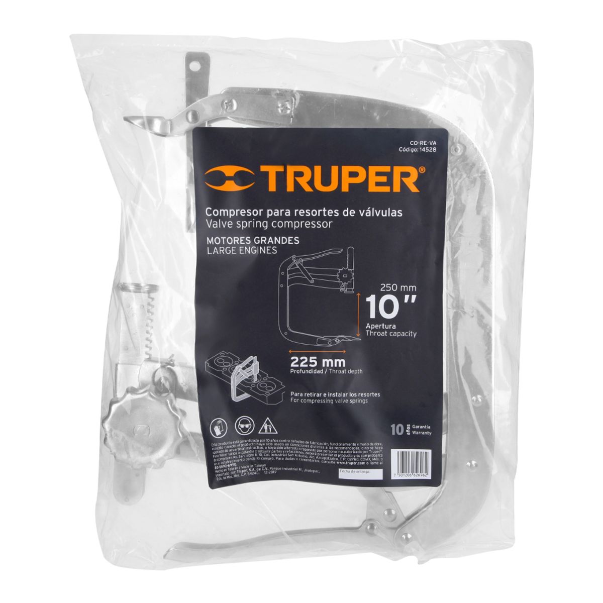 TRUPER - COMPRESOR DE RESORTES DE VÁLVULAS TRUPER  PRECISIÓN PARA MOTORES GRANDES
