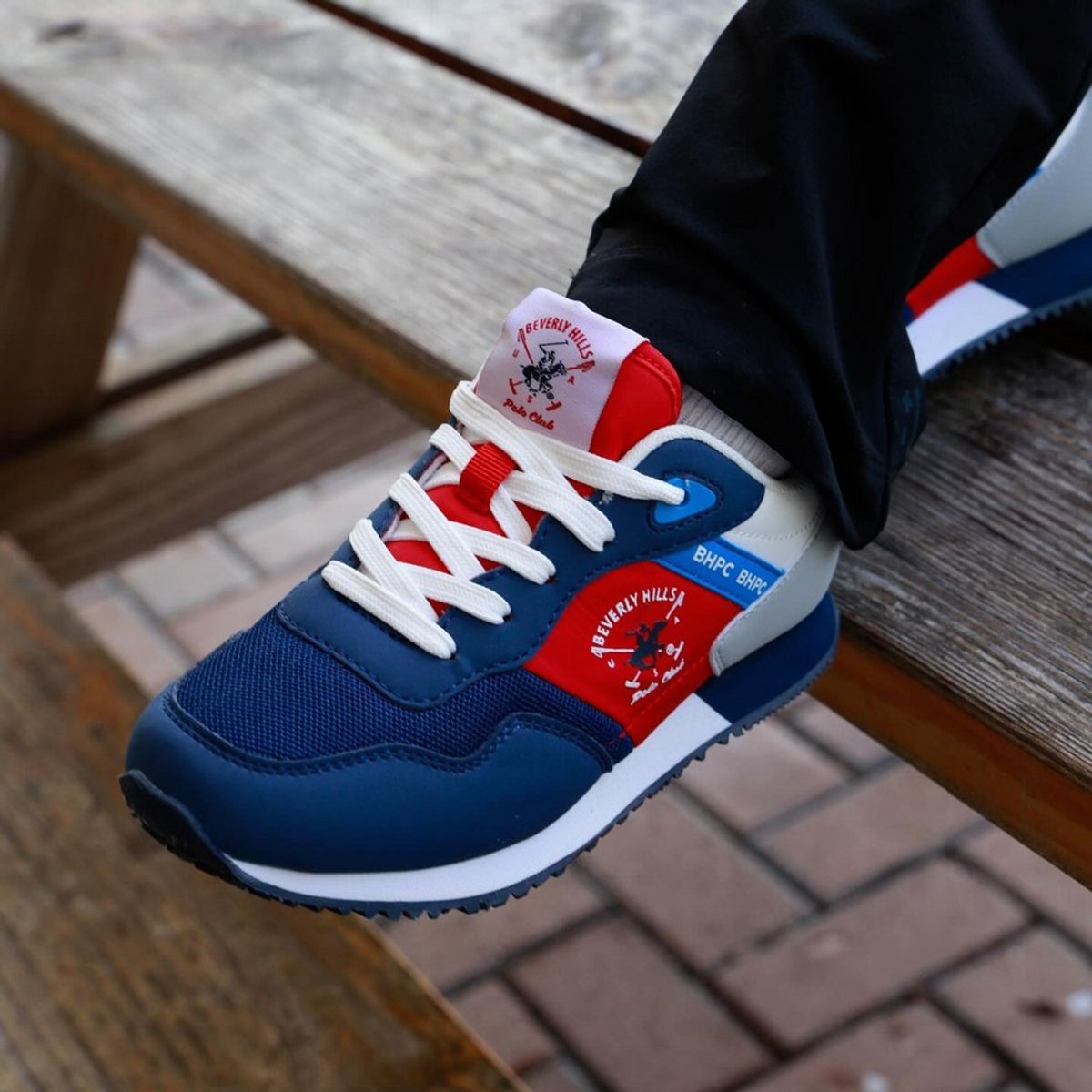 BEVERLY HILLS POLO CLUB - Zapatillas Beverly Hills Polo Club Connor Navy Niños