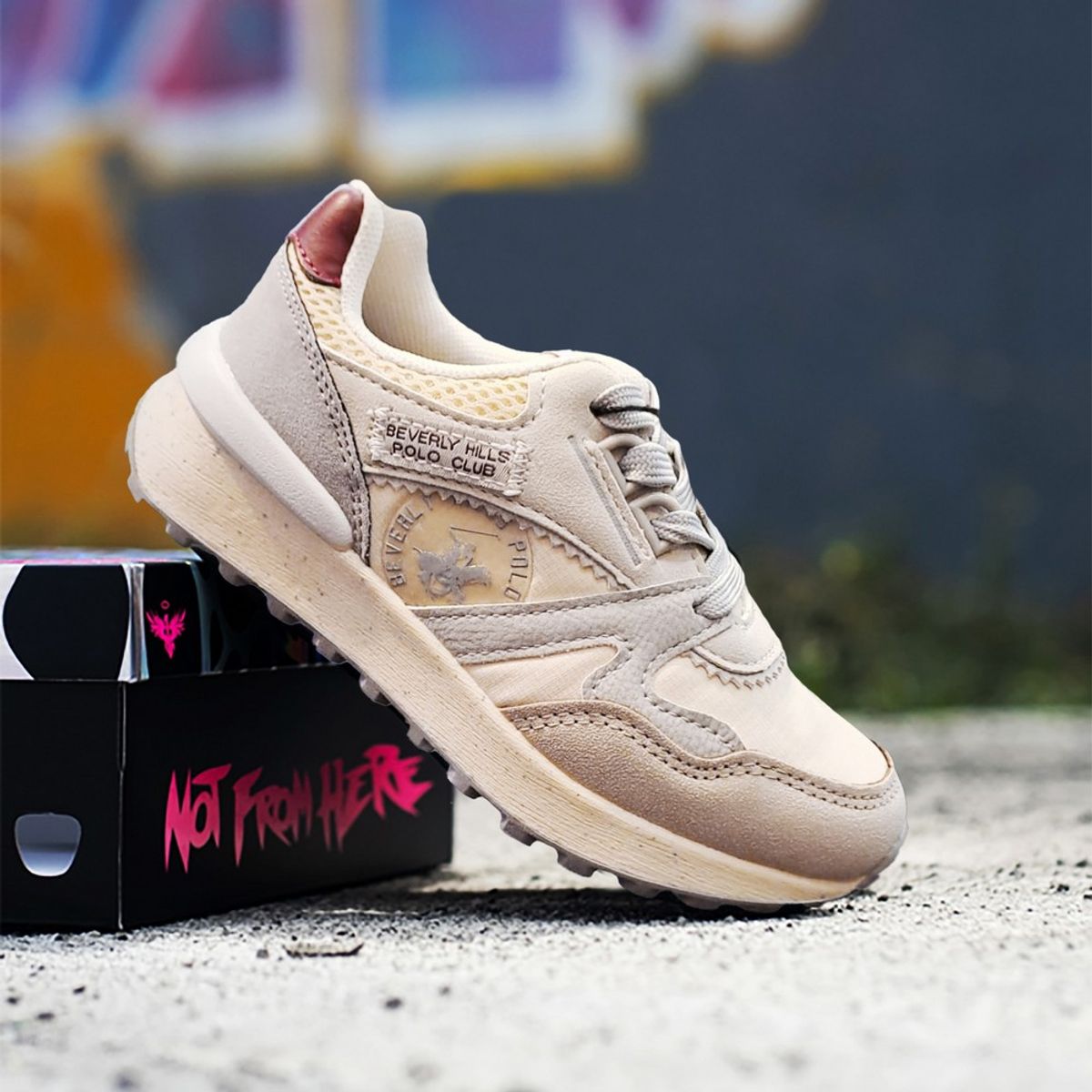 BEVERLY HILLS POLO CLUB - Zapatillas Beverly Hills Polo Club Rocket Beig Niños