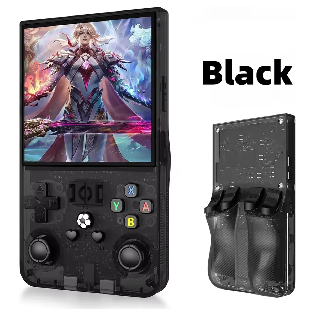 CORRERREY - Consola de videojuegos portátil Retro R36 PRO de sistema Linux