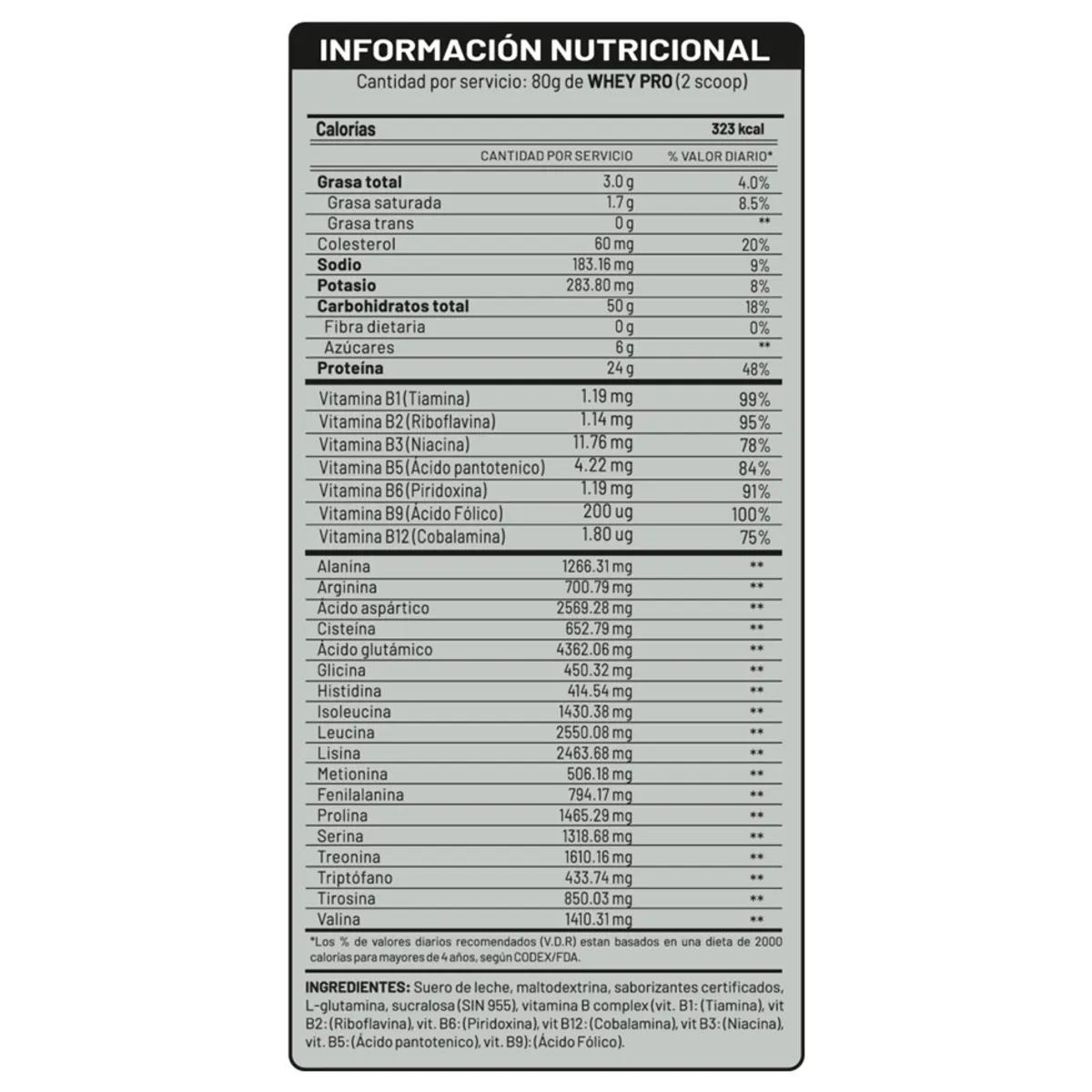 UNIVERSE NUTRITION - WHEY PRO 1,1 Kg Proteína Whey Sabor VAINILLA +SHAKER - Tienda Física