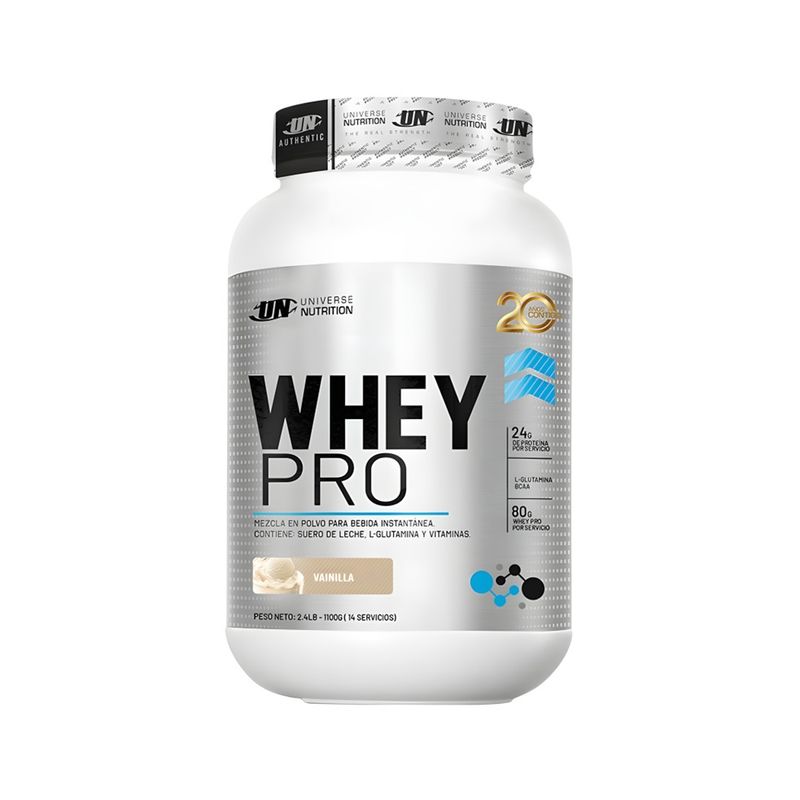 UNIVERSE NUTRITION - WHEY PRO 1,1 Kg Proteína Whey Sabor VAINILLA - Tienda Física