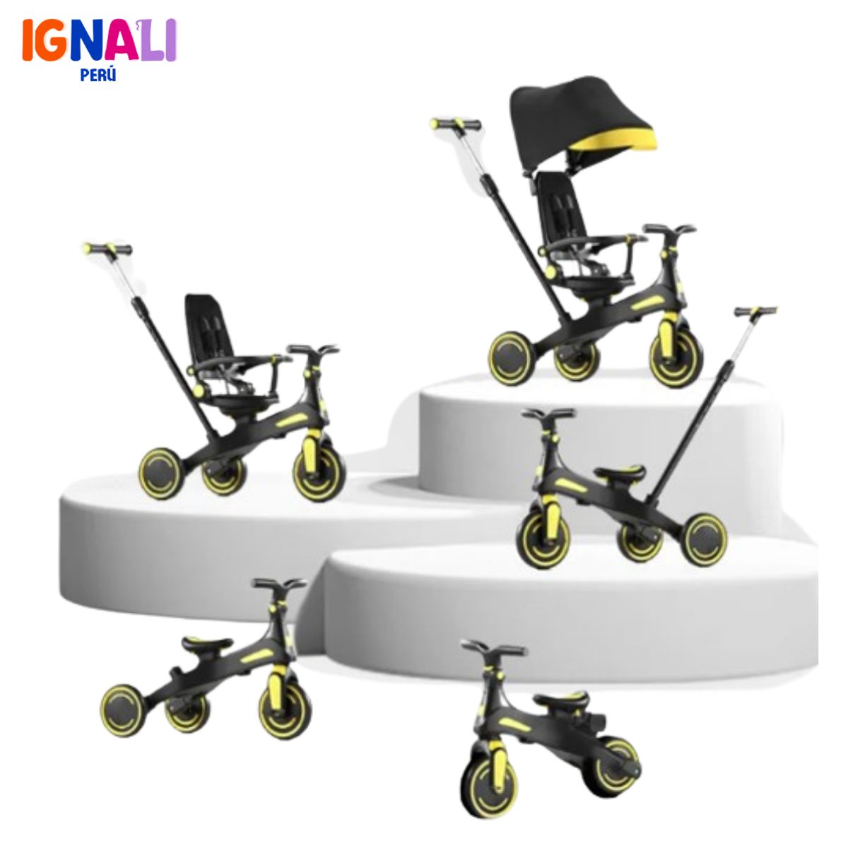 GENERICO - Coche multifuncion 5 en 1