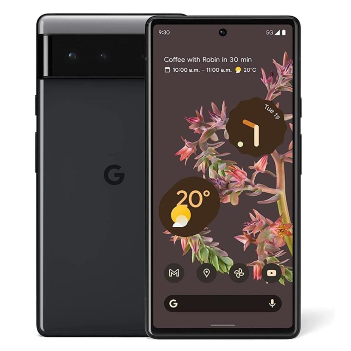 GOOGLE - Google Pixel 6 128GB Negro Reacondicionado GB7N6
