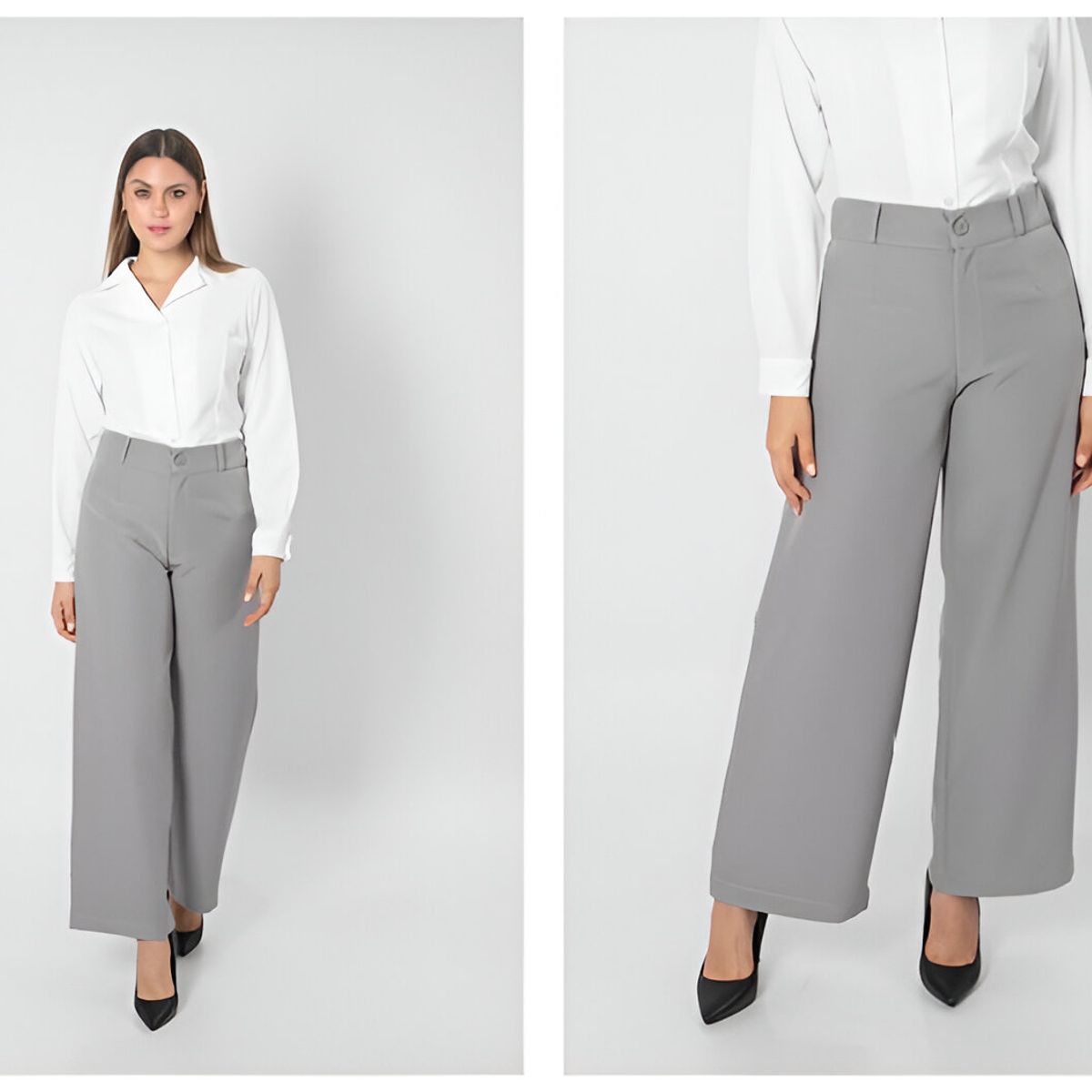 TULULA - Pantalón Ejecutivo Mujer Catalán