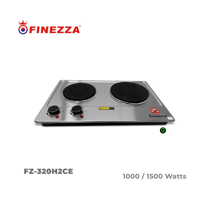 FINEZZA - Cocina Eléctrica Finezza de 2 hornillas FZ-320H2CE