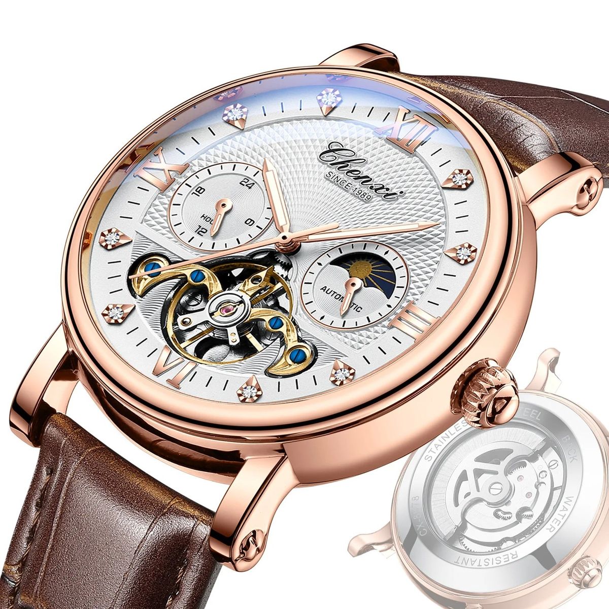 OEM - Reloj Lujo CHENXI 8876 Mecanico-Automatico Tourbillon