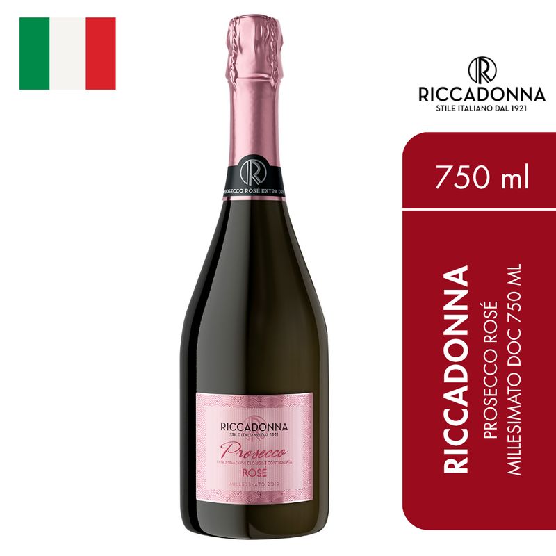 RICCADONNA - Riccadonna Prosecco Rosé Millesimato DOC 750 ml