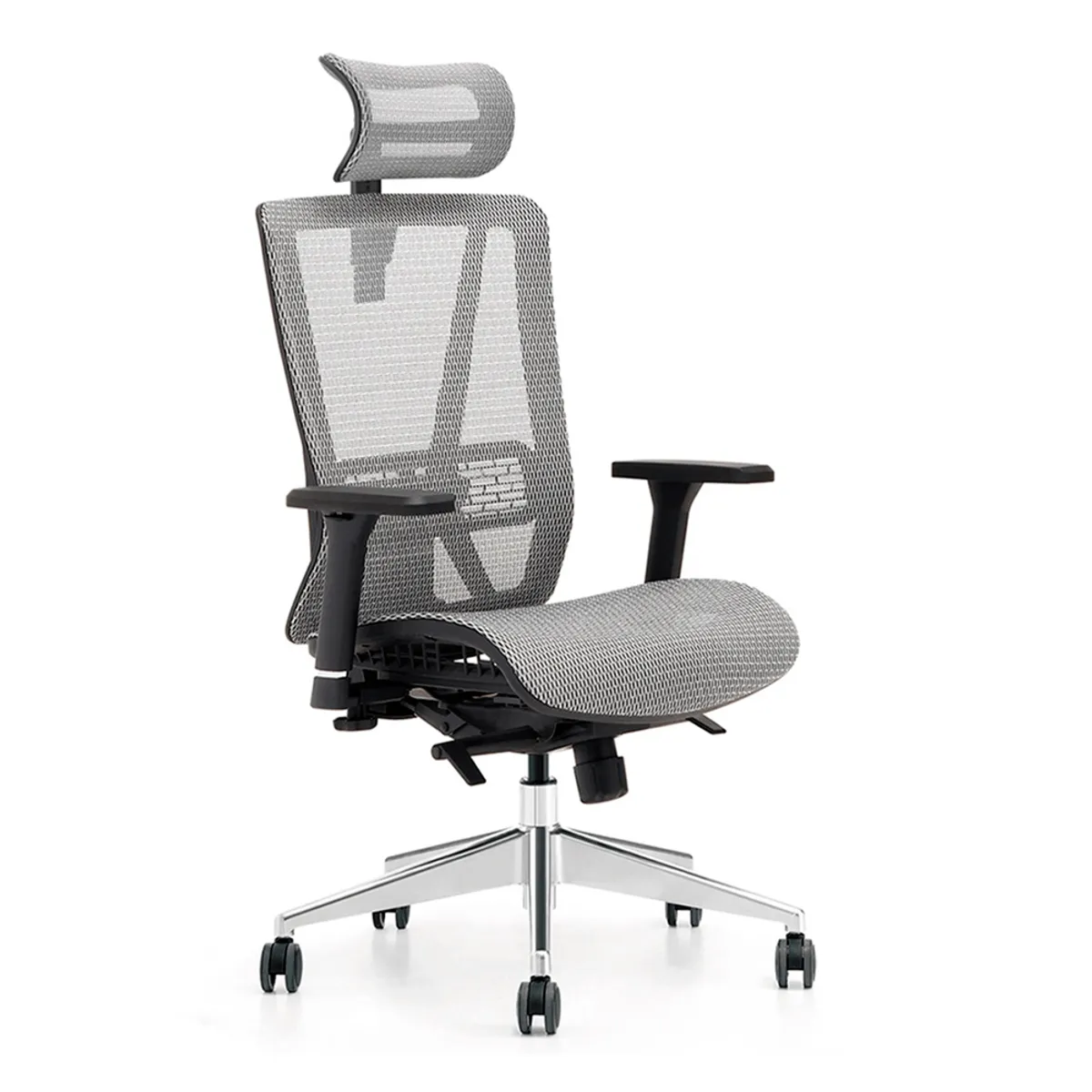 OFIDEAS - Silla Giratoria ergonómica Gerencial Swift Color Gris  Ofideas