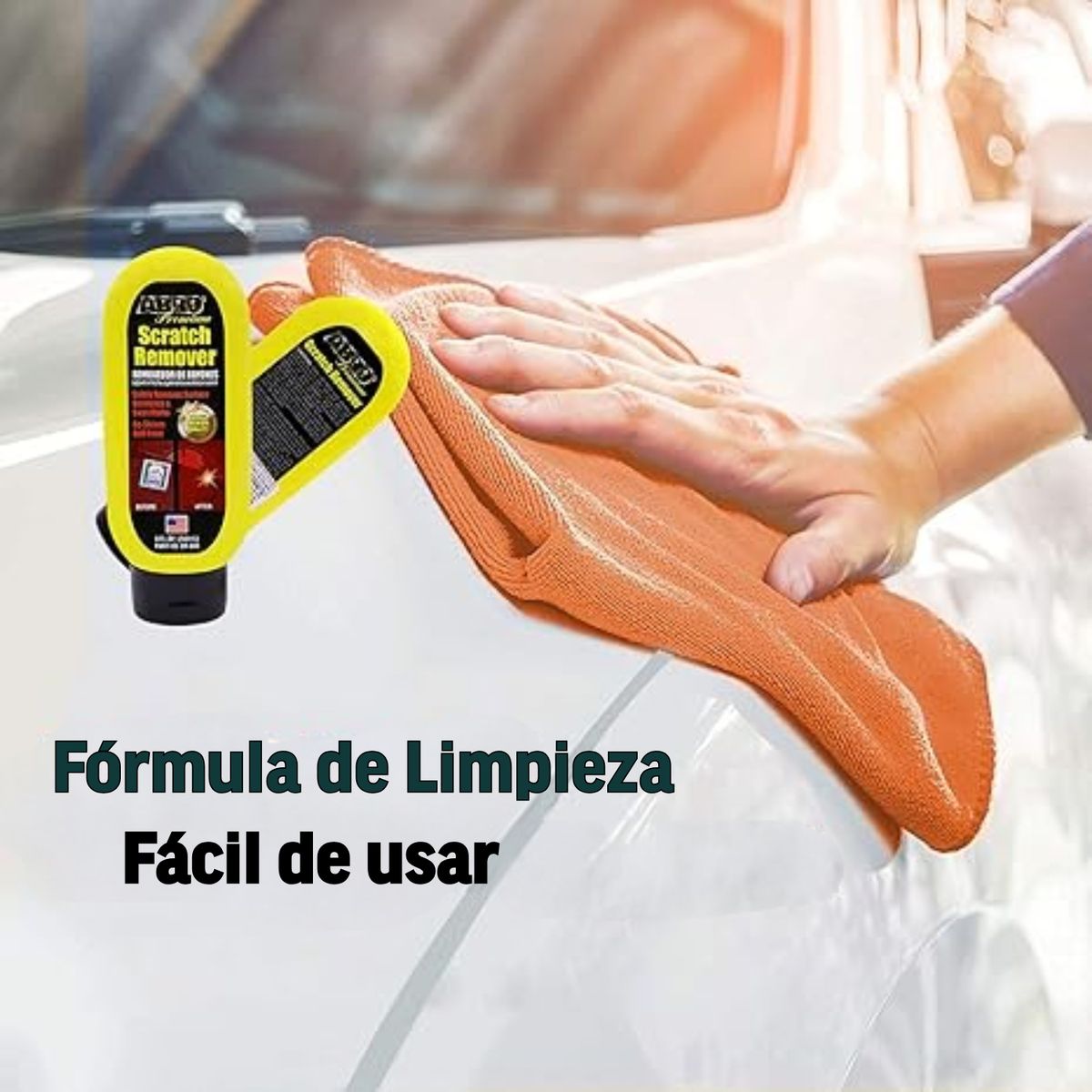 ABRO - ABRO Crema Removedora de Rayones 240ml SR-800 + Regalo Paño