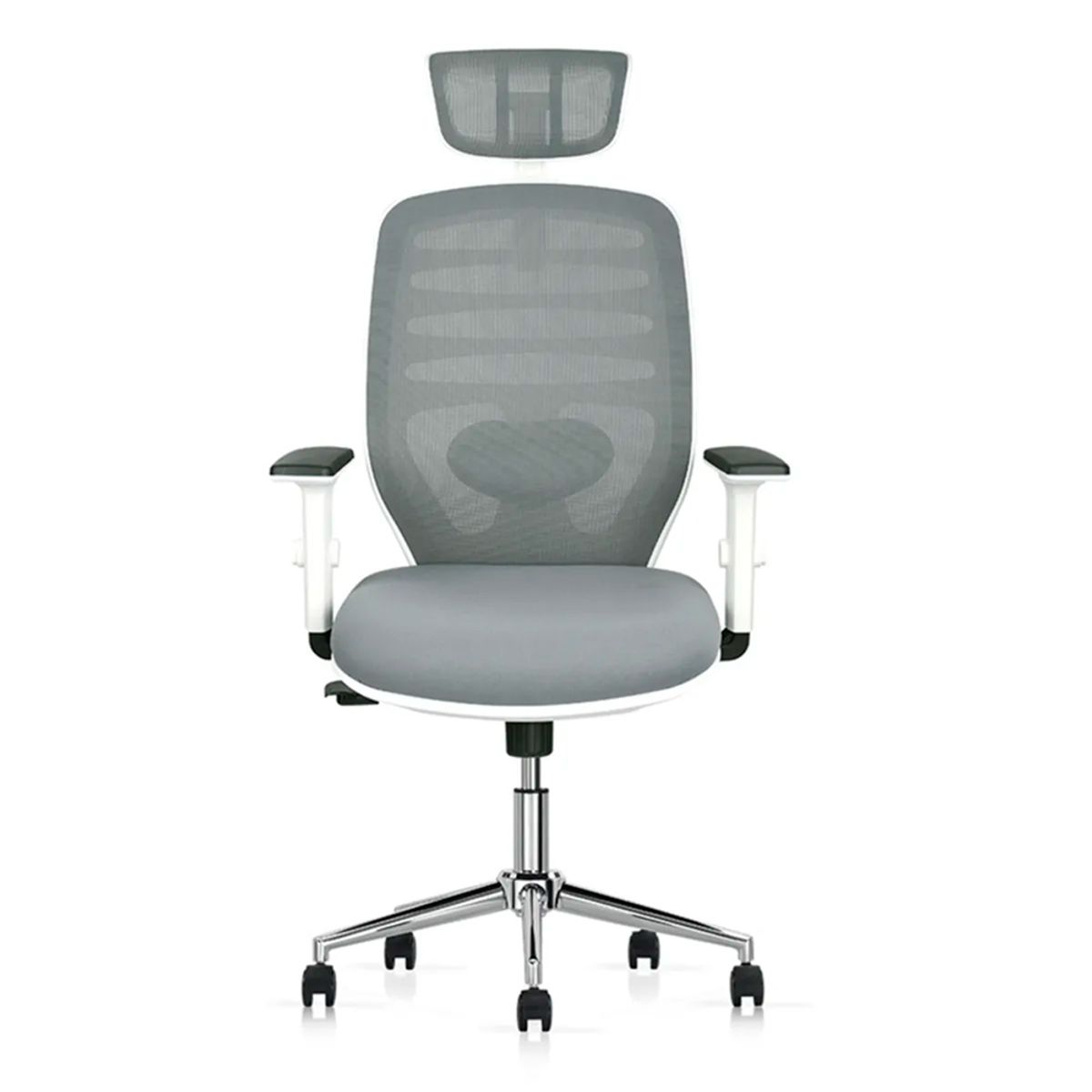 OFIDEAS - Silla Giratoria Ergonómica Presidencial Led Color Gris Ofideas