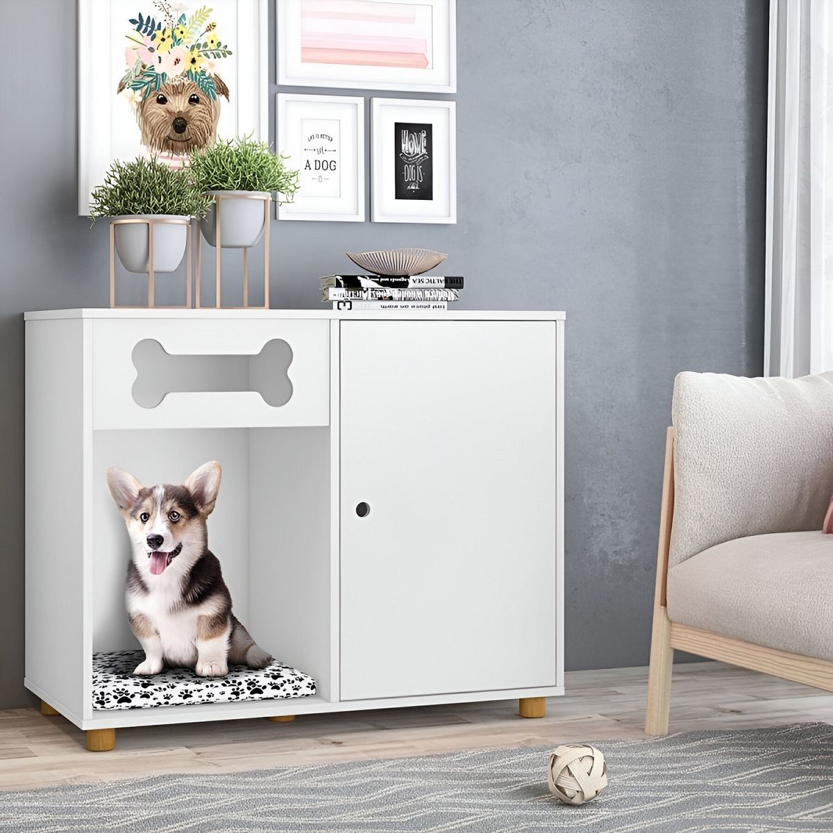 73 EXPERIENCE - Aparador Mascota Ladel Blanco 73 Experience