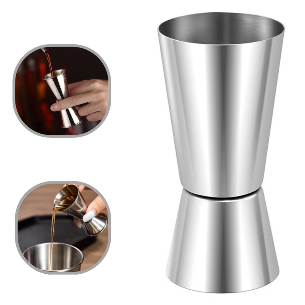 GENERICO - Onzera Jigger Medidor de Licor