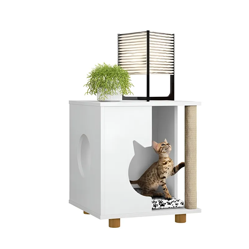 73 EXPERIENCE - Mesa Lateral Mascota Magak  Blanco 73 Experience