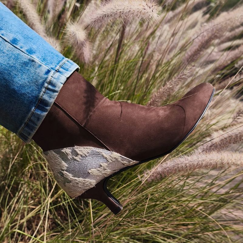 IRISABA - BOTINES DE CUERO IRISABA PARA MUJER ALONDRA MOCCA