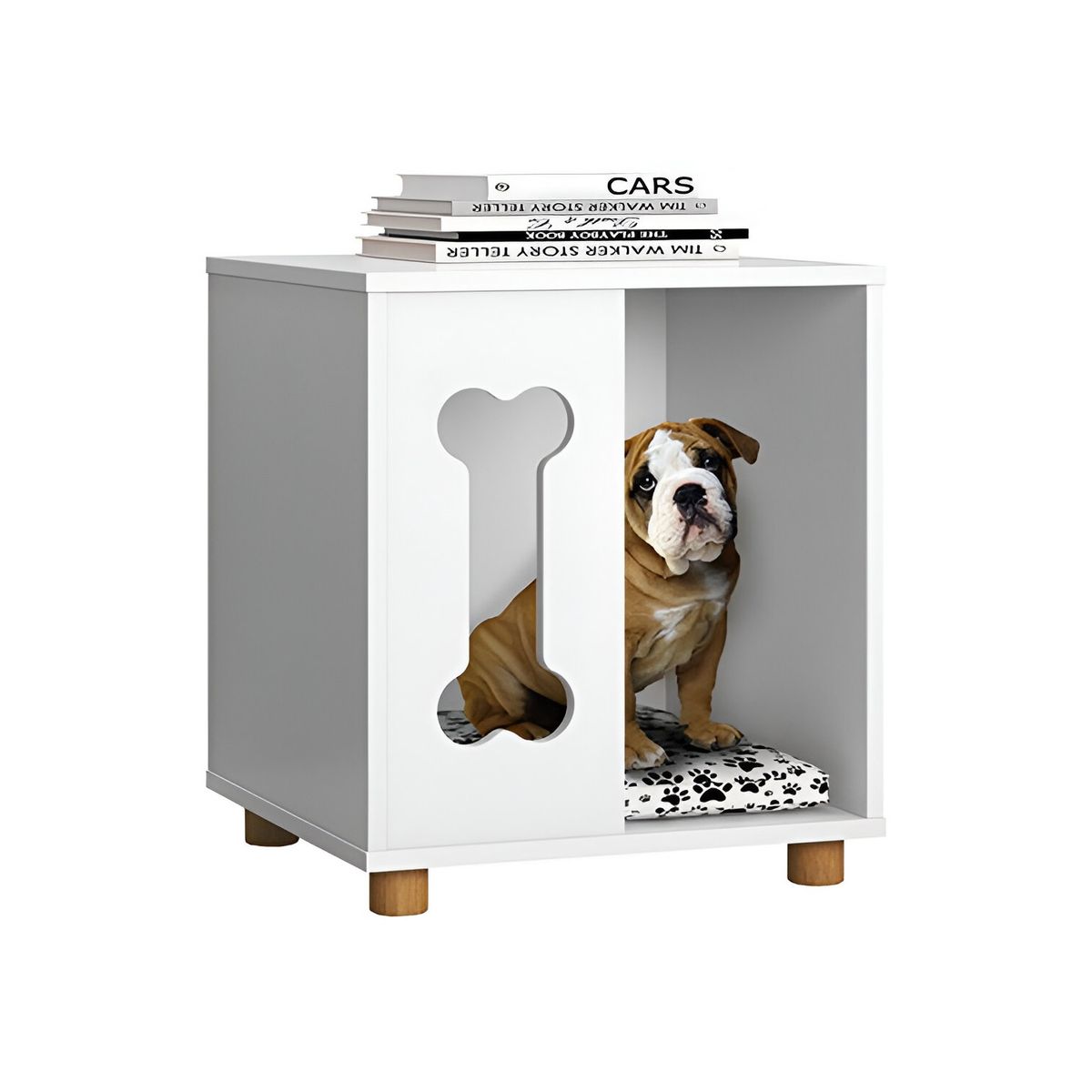 73 EXPERIENCE - Mesa Lateral Mascota Meva Color Blanco 73 Experience