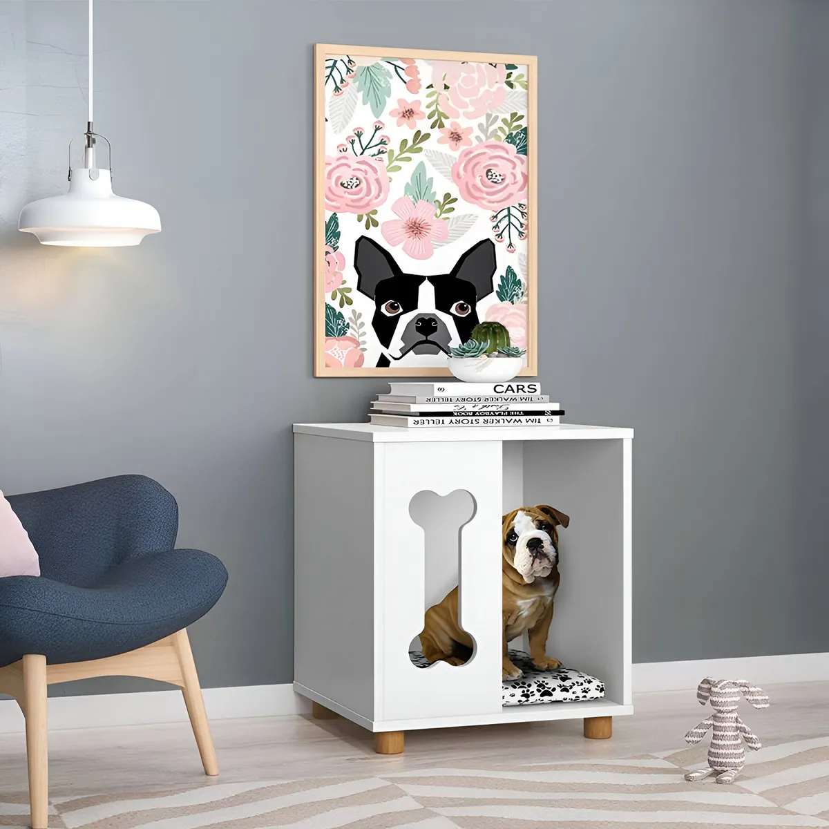 73 EXPERIENCE - Mesa Lateral Mascota Meva Color Blanco 73 Experience