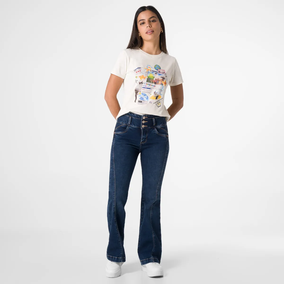 SQUEEZE - Jean Denim Stretch Mujer Holsi Squeeze