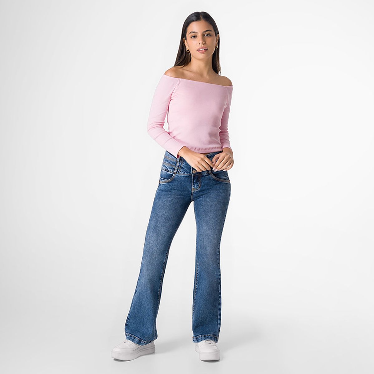 SQUEEZE - Jean Denim Stretch Mujer Mimet Squeeze