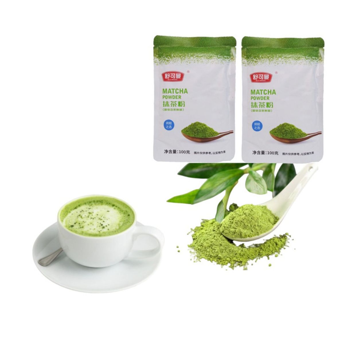 GENERICO - Pack 2u Te Matcha En Polvo 100gr Infusion Oriental