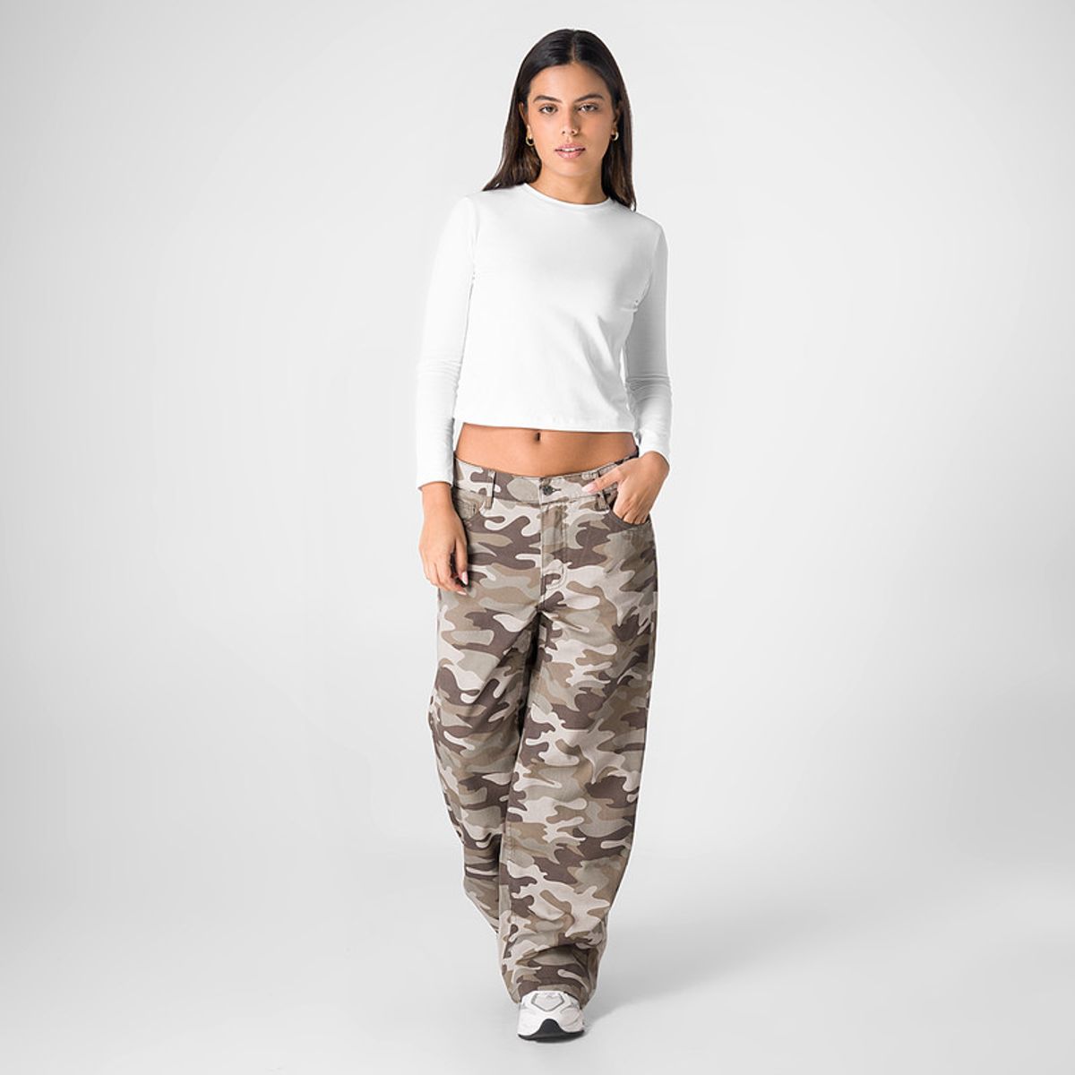 SQUEEZE - Pantalón Drill Mujer Geliana Squeeze