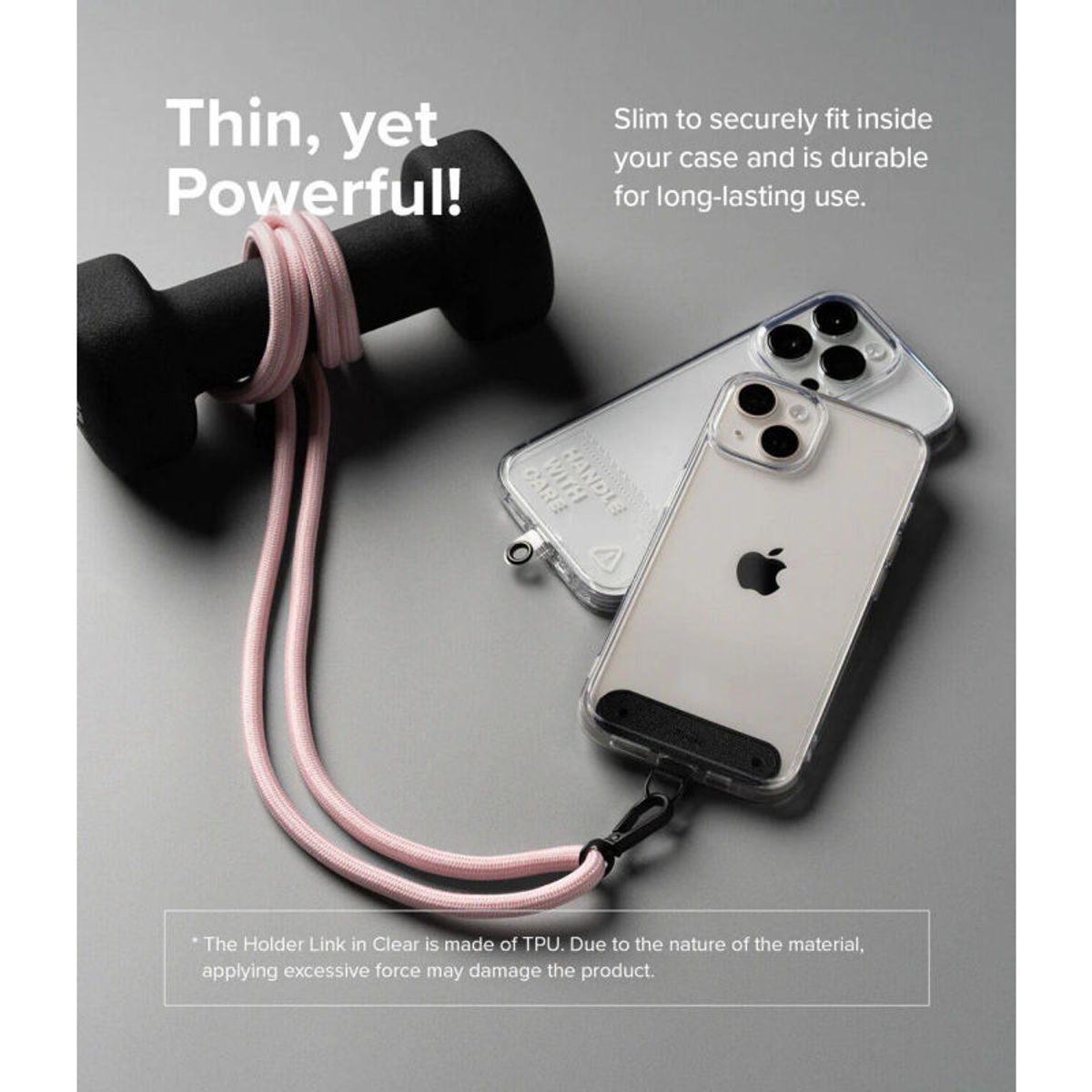 RINGKE - Correa Colgador Rosado Ringke Holder Link Strap - Pink