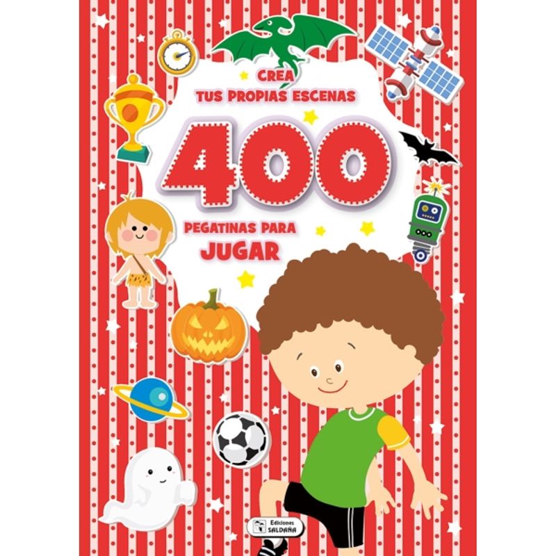 GENERICO - LIBRO DE 400 STICKERS: CREA TUS PROPIAS HISTORIAS DE JUEGOS