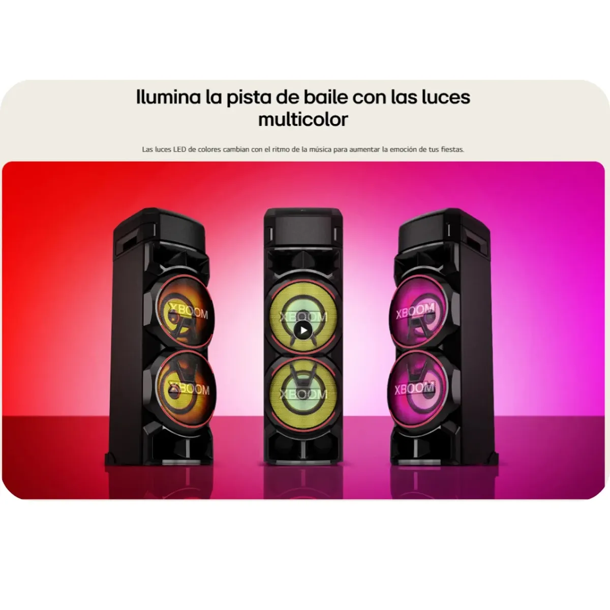 LG - Equipo de Sonido LG XBOOM RNC9 con Micrófono Inalámbrico