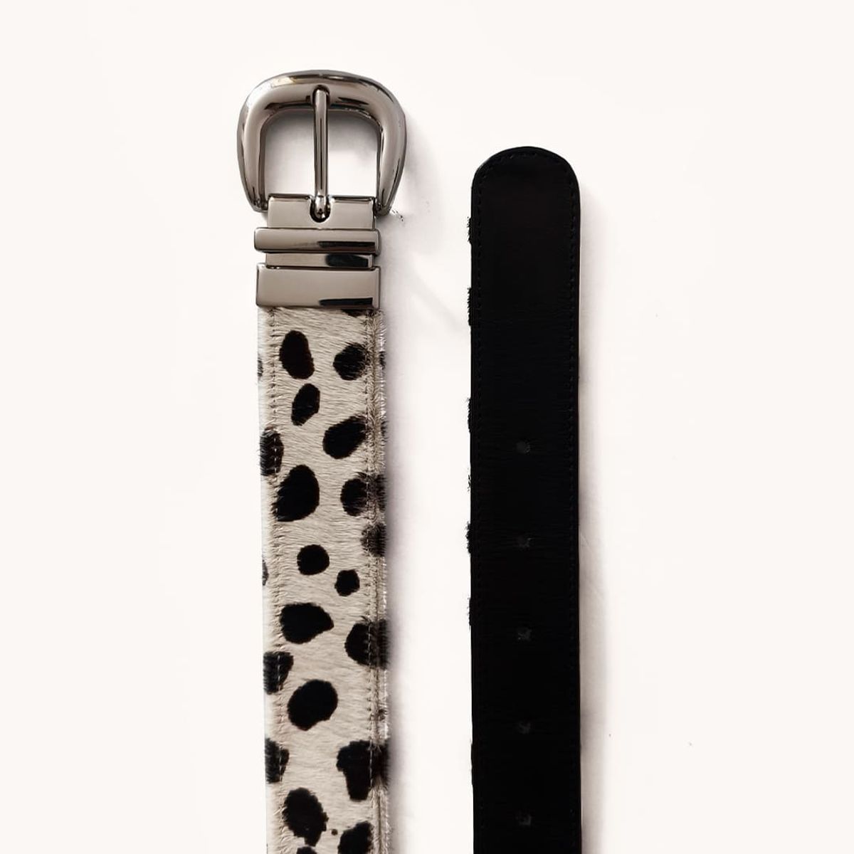 IRISABA - CORREA REVERSIBLE DE CUERO IRISABA PARA MUJER ALONDRA NEGRO