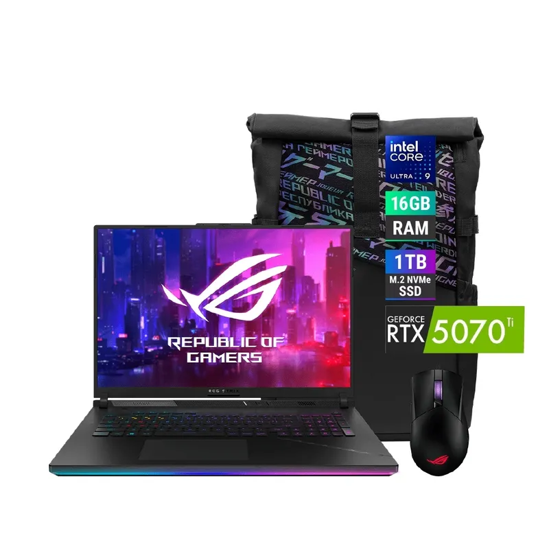 ASUS - Laptop ASUS ROG Strix G16 2025 U9 16GB 1TB RTX 5070 12GB