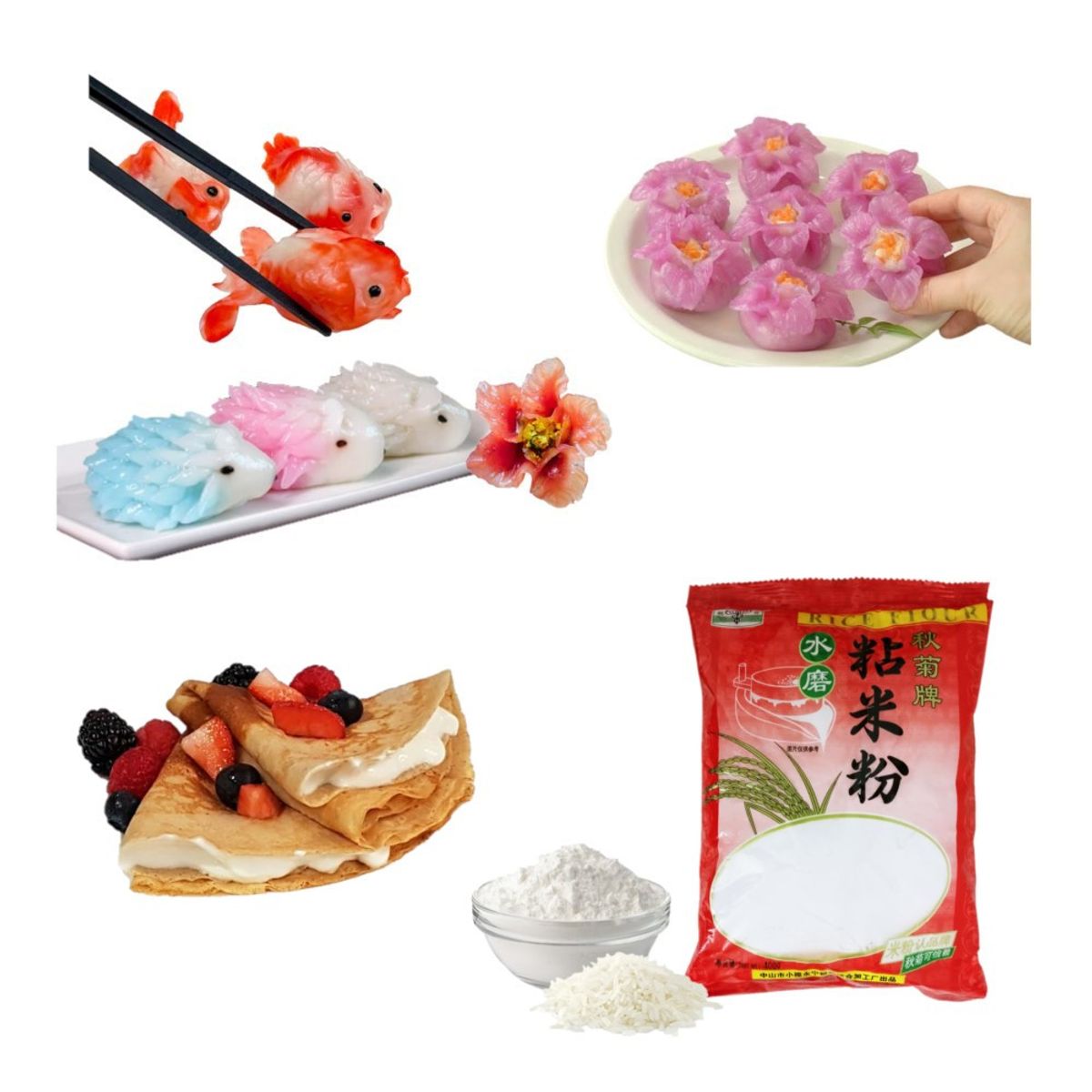 GENERICO - Harina De Arroz 400gr Qiu Ju