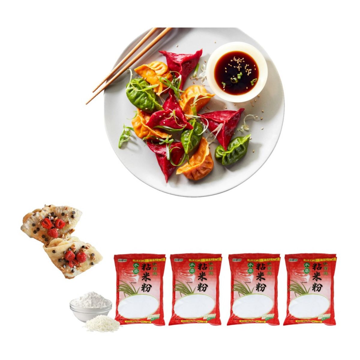 GENERICO - Pack 4u Harina De Arroz 400gr