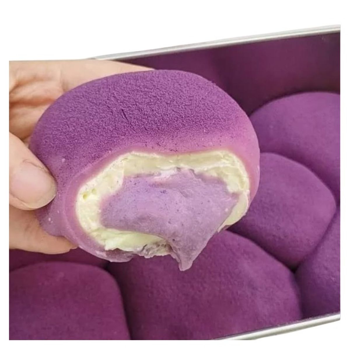 GENERICO - Pack Mochi 2u Harina de Arroz Glutinoso y Polvo Sabor Taro