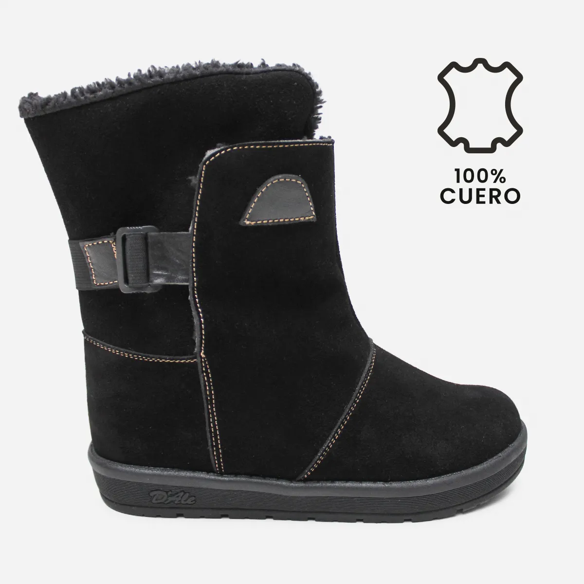 MARIBU - BOTAS DE CUERO GAMUZA CON PELUCHE MARIBU 560