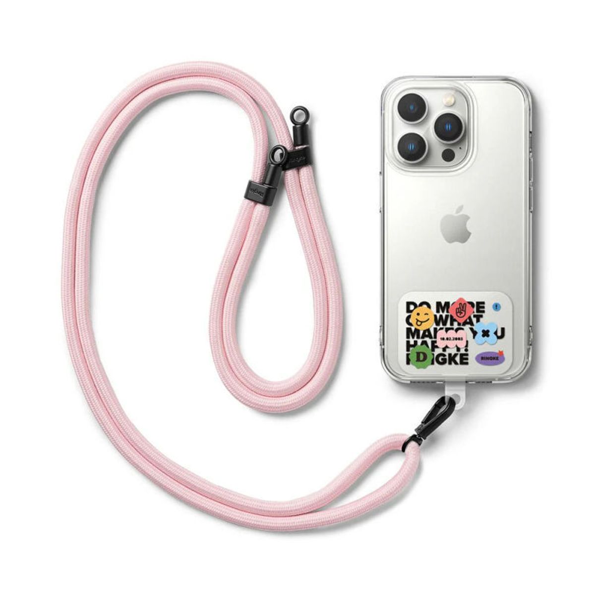 RINGKE - Correa Colgador Rosado Ringke Holder Link Strap Design - Pink